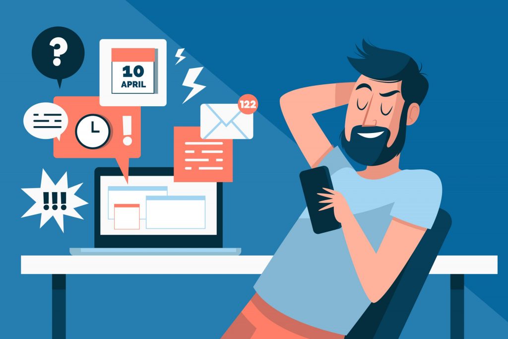 Procrastinação.